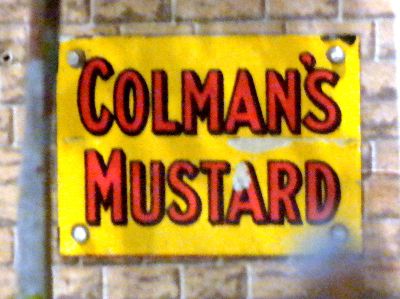 File:Colmans Mustard, enamelled tinplate miniature poster.jpg