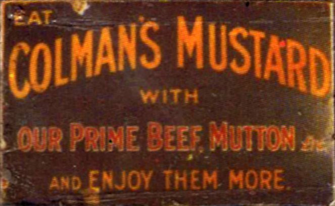 File:Colmans Mustard, tinplate sign (1930s).jpg
