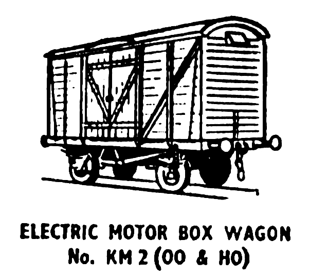 File:Electric Motor Box Wagon, lineart (Kitmaster KM2).jpg
