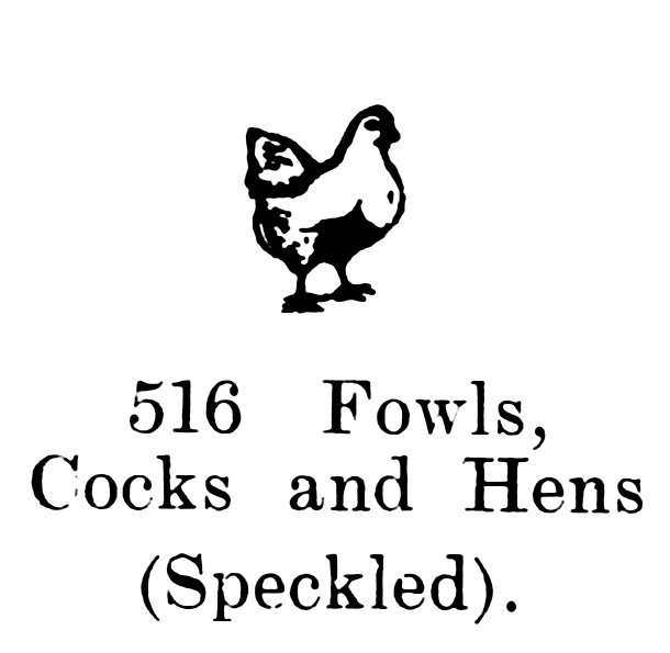 File:Fowls, Cocks and Hens (Speckled), Britains Farm 516 (BritCat 1940).jpg