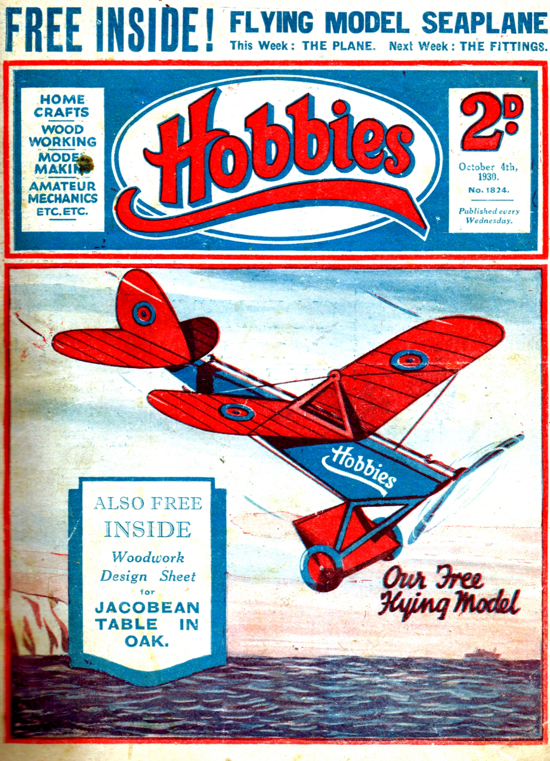 File:Free Flying Model Aeroplane, Hobbies no1824 (HW 1930-10-04).jpg ...