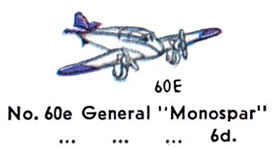 File:General 'Monospar' aeroplane, Dinky Toys 60e (1935 BoHTMP).jpg