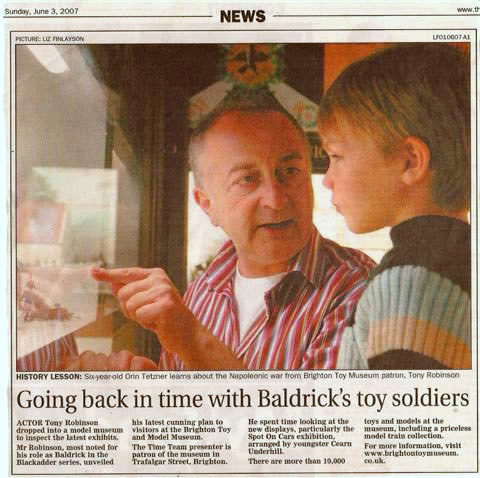 File:Going back in time with Baldricks toy soldiers, Tony Robinson visits Brighton Toy Museum (Argus 2007-06-03).jpg