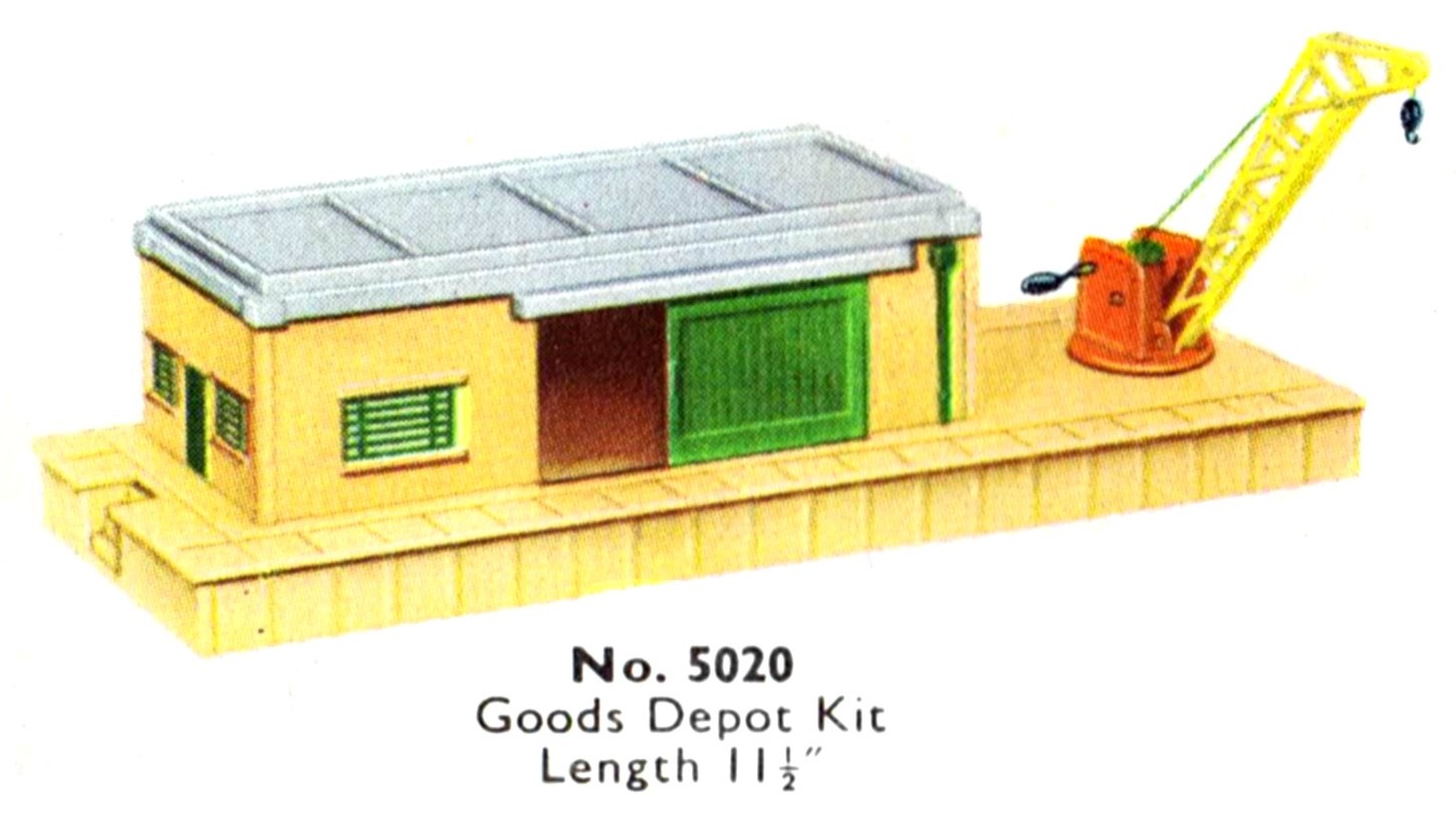 Goods Shed Moulded Kit (Hornby Dublo 5020) - The Brighton Toy and 