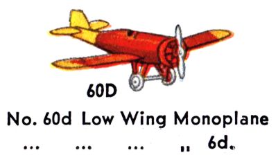 File:Low Wing Monoplane, Dinky Toys 60d (1935 BoHTMP).jpg
