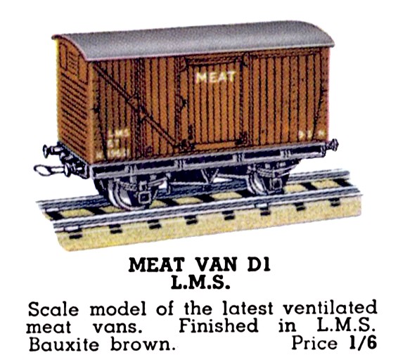 File:Meat Van LMS, Hornby Dublo D1 (HBoT 1939).jpg