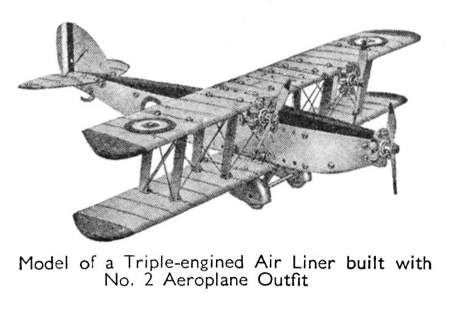 File:Triple-engined Airliner, No2 Aeroplane Outfit (1939 catalogue).jpg