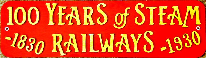 File:100 Years of Steam Railways, sign.jpg