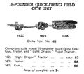 18-Pounder Quick-Firing Field Gun Unit, Dinky Toys 162 (MLtdCat 1939).jpg