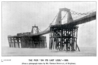 1896: The Chain Pier on its last legs