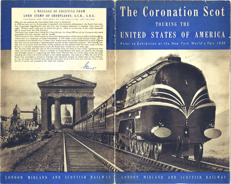 File:1939 pre New York Worlds Fair Coronation Scot brochure blue.jpg