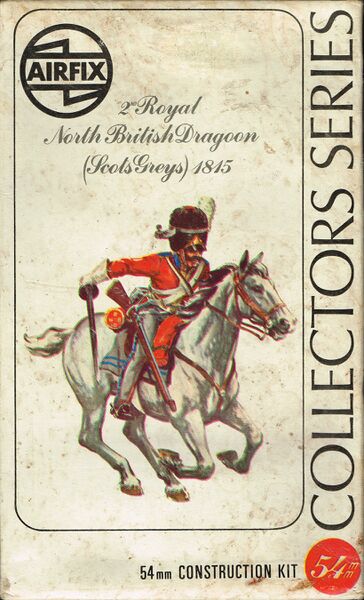 File:2nd North British Dragoon (Scots Greys) 1815, model kit (Airfix).jpg