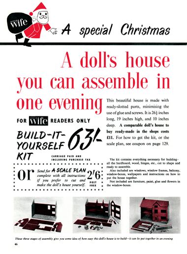 "A doll's house you can assemble in one evening"