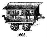 Abteilwagen - Passenger Compartment Carriage, Märklin 1806 (MarklinSFE 1900s).jpg