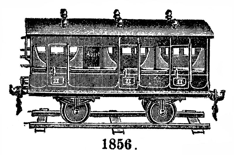 File:Abteilwagen - Passenger Compartment Carriage, Second Class, Märklin 1856 (MarklinSFE 1900s).jpg