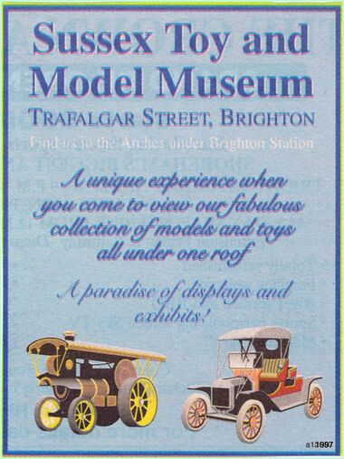 1997: Small colour advert for the museum, The Argus