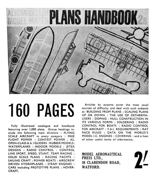 File:Aeromodeller Plans Handbook, advert (AMA 1962).jpg