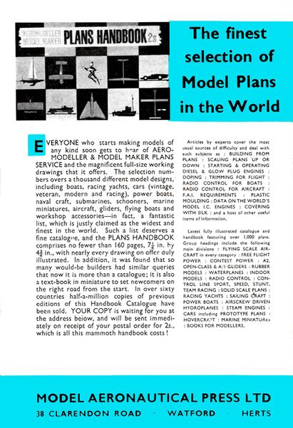 File:Aeromodeller Plans Handbook, advert (AMA 1964).jpg
