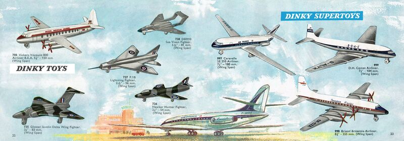 File:Aircraft range, Dinky Toys (DinkyCat 1963).jpg