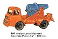 Albion Lorry Mounted Concrete Mixer, Dinky Toys 960 (DinkyCat 1963).jpg