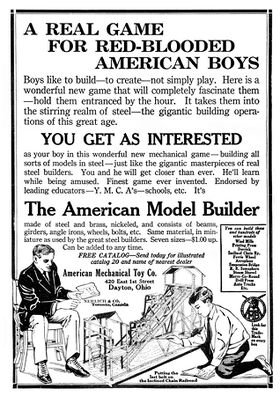 1913: American Model Builder advert, Popular Mechanics
