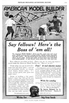 1915: American Model Builder advert, Popular Mechanics