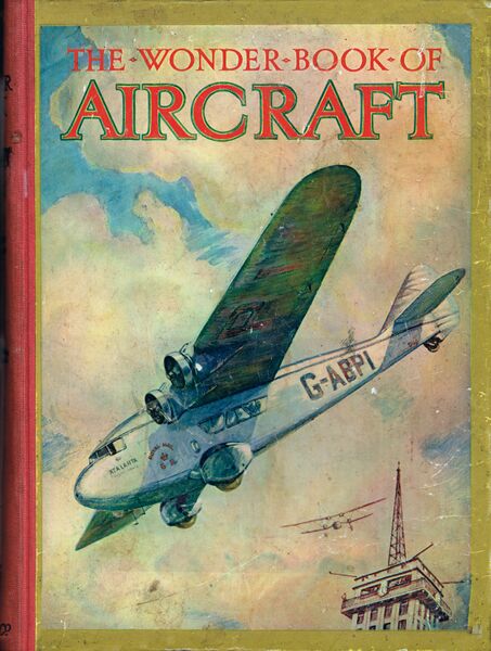 File:Armstrong Whitworth Atalanta G-ABPI above Croydon Airport, Wonder Book of Aircraft (WBoA 8ed 1934).jpg