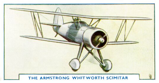 Armstrong Whitworth Scimitar, Card No 14 (GPAviation 1938).jpg