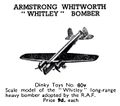 Armstrong Whitworth Whitley Bomber, Dinky Toys 60v (MeccanoCat 1939-40).jpg