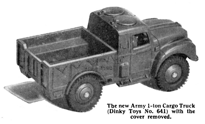 File:Army 1-Ton Cargo Truck with cover removed, Dinky Toys 641 (MM 1954-09).jpg