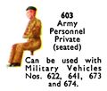 Army Personnel Private (seated), Dinky Toys 603 (DinkyCat 1957-08).jpg
