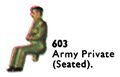 Army Private (seated), Dinky Toys 603 (DinkyCat 1963).jpg