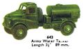Army Water Tanker, Dinky Toys 643 (DTCat 1958).jpg