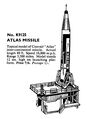 Atlas Missile, Kleeware kit K9125 (Hobbies 1960).jpg
