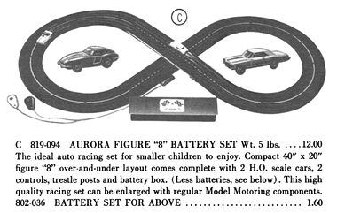1966: Aurora Model Motoring Figure-8 Set