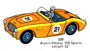 Austin-Healey 100 Sports, Dinky Toys 109 (DinkyCat 1956-06).jpg