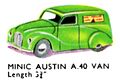 Austin A40 Van, Triang Minic (MinicCat 1950).jpg