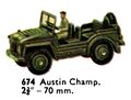 Austin Champ, Dinky Toys 674 (DinkyCat 1963).jpg