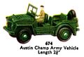 Austin Champ Army Vehicle, Dinky Toys 674 (DinkyCat 1957-08).jpg