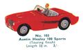 Austin Healey 100 Sports, Dinky Toys 103 (MM 1958-01).jpg