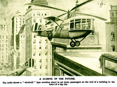 1928: Autogiro Buses of the Future