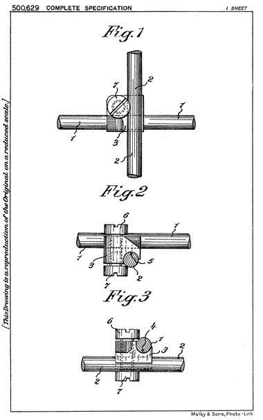 1937 patent figure, Charles Henry Baumgartner