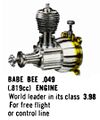 Babe Bee point049 engine, Cox (BoysLife 1965-08).jpg
