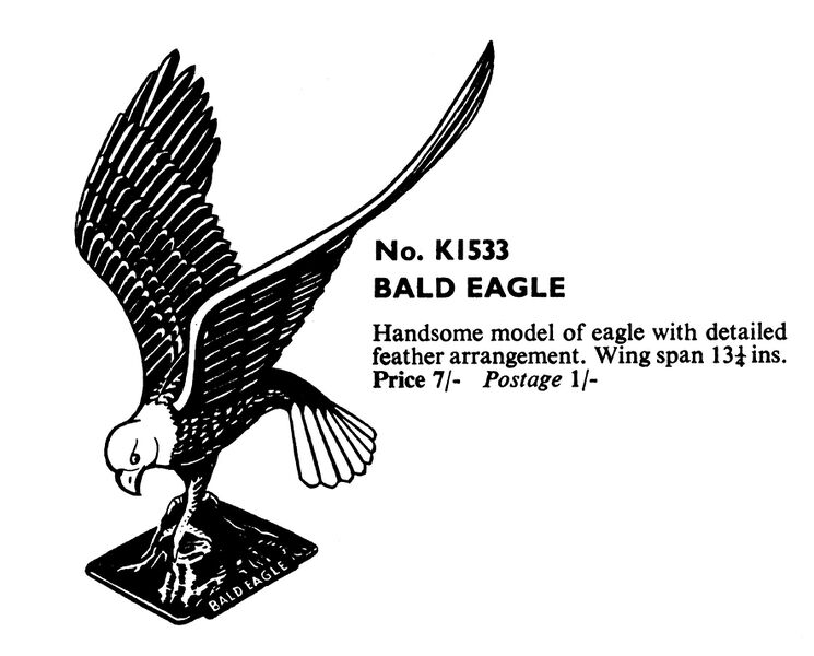 File:Bald Eagle, Kleeware kit K1533 (Hobbies 1960).jpg
