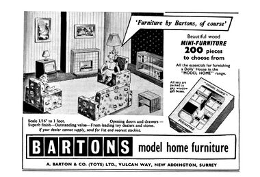 1962: Bartons Model Home, advert