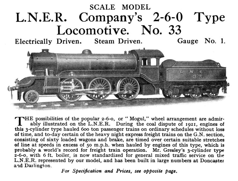 File:Bassett-Lowke, LNER Mogul 33, gauge 1 (BL-MR 1937-11).jpg