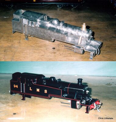 Restoration of a Bassett-Lowke LMS 2-6-2 tank locomotive