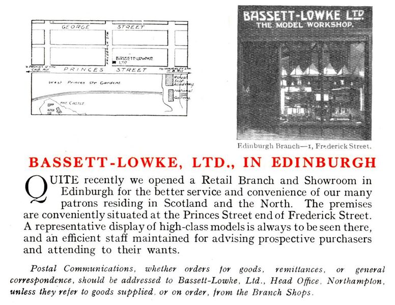 File:Bassett-Lowke Edinburgh Shop, 1 Frederick Street (BL-B 1924).jpg