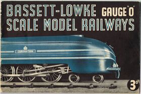Bassett-Lowke "gauge 0" model railways catalogue from around 1937/38