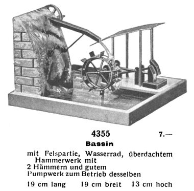 1932: Water Wheel with Hammer Mill 4355